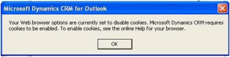 Your Web browser options are currently set to disable cookies